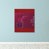 She's Become One with the Music  Leinwanddruck (Insitu (Holzboden))