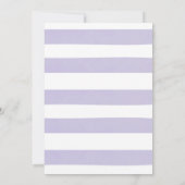 She's Been Scooped Up Bridal Shower (Purple) Einladung (Rückseite)