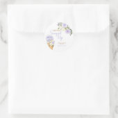 She's Been Scooped Up (Purple) Custom  Runder Aufkleber (Tasche)