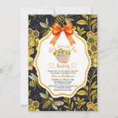 Shes fand ihr Honey QR Code Brautparty Einladung (Vorderseite)