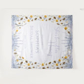 She's Found Her Honey Bridal Shower Backdrop Wandteppich (Vorderseite (Horizontal))