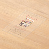 She's Fresh Off The Market Bridal Shower Acryleinladungen (Ablage )