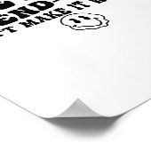 She's My Friend-wife Don't Make It Weird Funny Say Poster (Ecke)