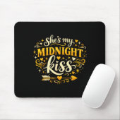 She's My Midnight Kiss Happy New Year Matching Cou Mousepad (Mit Mouse)