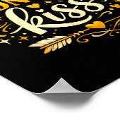 She's My Midnight Kiss Happy New Year Matching Cou Poster (Ecke)