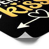 She's My Midnight Kiss Happy New Year Matching Cou Poster (Ecke)