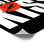 She's My Midnight Kiss Happy New Year Matching Fun Poster (Ecke)