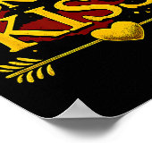 She's My Midnight Kiss Matching Couples Valentine’ Poster (Ecke)