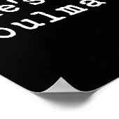 She's My Soulmate I Don't Know Him Funny Matching  Poster (Ecke)