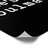 She's My Soulmate I Don't Know Him Funny Matching  Poster (Ecke)