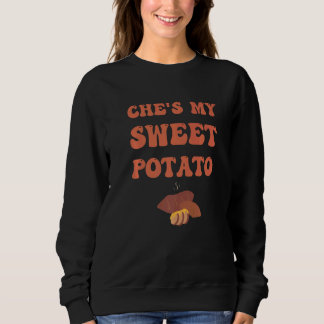 She's My Sweet Potato I Yam Set Couples Thanksgivi Sweatshirt