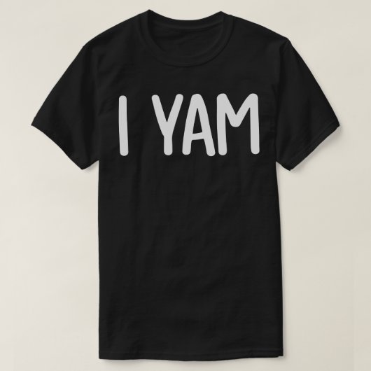 Shes My Sweet Potato I Yam T-Shirt (Design vorne)