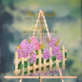 She's Off Market Elegant Script Bridal Welcome  Acrylschild (Neutral)