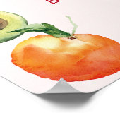 She's Off the market Bridal Shower Welcome Poster (Ecke)