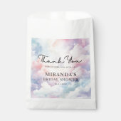 Shes on Cloud Nine Brautparty Vielen Dank Geschenktütchen (Vorderseite)