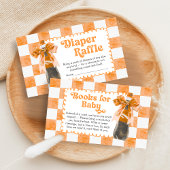 She's Ready to Pop Baby Shower Diaper Raffle Begleitkarte