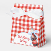 She's Ready to Pop Baby Shower Gift Geschenkschachtel (Vorderseite)