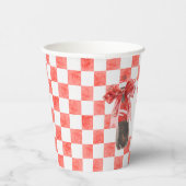 She's Ready to Pop Baby Shower Pappbecher (Rechts)