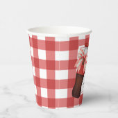 She's Ready to Pop Baby Shower Pappbecher (Rechts)