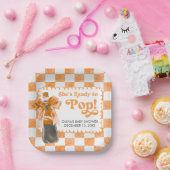 She's Ready to Pop Baby Shower Pappteller (Party)