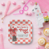 She's Ready to Pop Baby Shower Pappteller (Party)