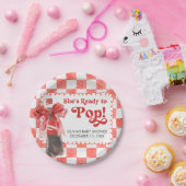 She's Ready to Pop Baby Shower Pappteller (Party)