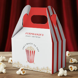 She's Ready To Pop Baby Shower Popcorn Geschenkschachtel