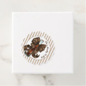 She's Ready To Pop Bow Baby Shower Geschenkanhänger (Beispiel)