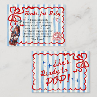 She's Ready to Pop Coquette Books for Baby Begleitkarte