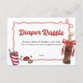 She's Ready to Pop Diaper Raffle  Begleitkarte (Vorderseite)