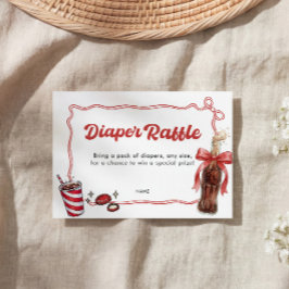 She's Ready to Pop Diaper Raffle  Begleitkarte