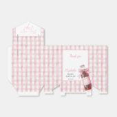 She's Ready To Pop Pink Bow Baby Shower Geschenkschachtel (Ungefaltet)