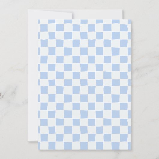  She's Ready to Pop Soda  bleu boy Baby Shower Einladung (Rückseite)