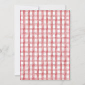 She's The Cherry On Top Bow Birthday Einladung (Rückseite)