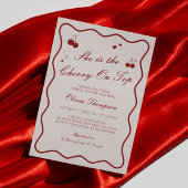 She's The Cherry On Top Bridal Shower Einladung