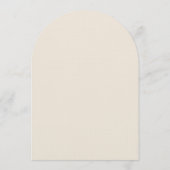 She's Tying The Knot Black Bow Bridal Shower Einladung (Rückseite)