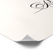 She's Tying the Knot Bow Bridal Shower Welcome Poster (Ecke)