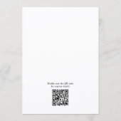 She's Tying The Knot QR Code Bridal Shower Einladung (Rückseite)