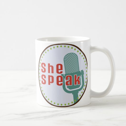 SheSpeak Kaffee-Tasse Kaffeetasse (Rechts)