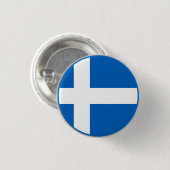 Shetland-Flagge Button (Vorne & Hinten)