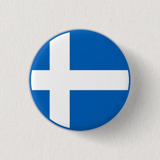 Shetland-Flagge Button (Vorderseite)