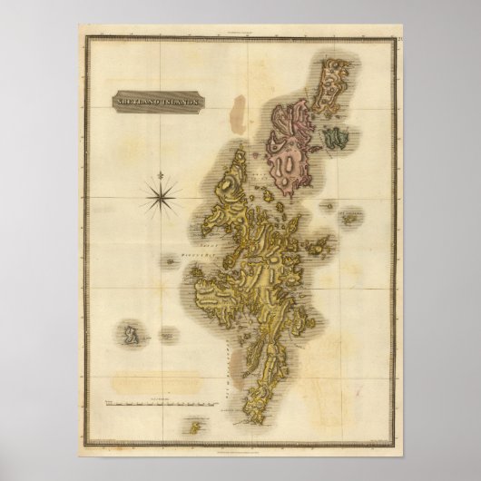 Shetland-Inseln Poster (Vorne)