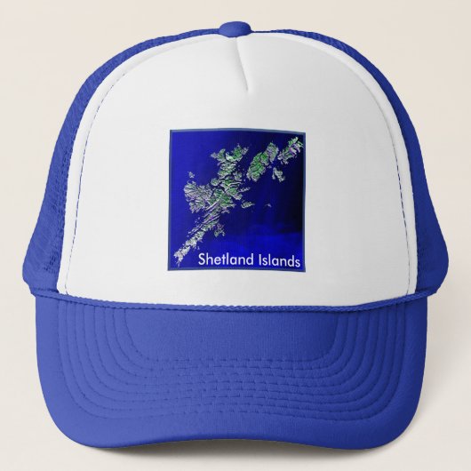 Shetland-Inseln Truckerkappe (Vorderseite)