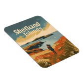 Shetland Islands Schottland Magnet (Rechte Seite)