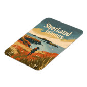 Shetland Islands Schottland Magnet (Linke Seite)
