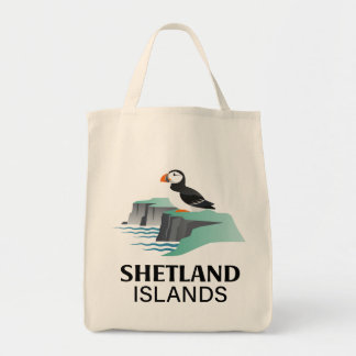 Shetland Islands Scotland United Kingdom Tragetasche