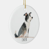 Shetland Keramik Ornament (Rechts)