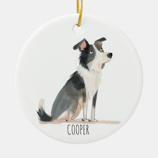 Shetland Keramik Ornament (Vorne)