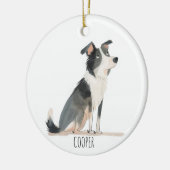 Shetland Keramik Ornament (Links)