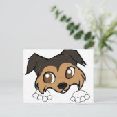 Shetland Peking Postkarte (Stehend Vorderseite)